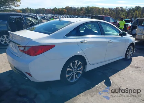 2014 Hyundai Sonata Se z USA, uszkodzony, nr VIN 5NPEC4ACXEH823882